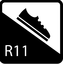 Anti-slip for shoes: R11